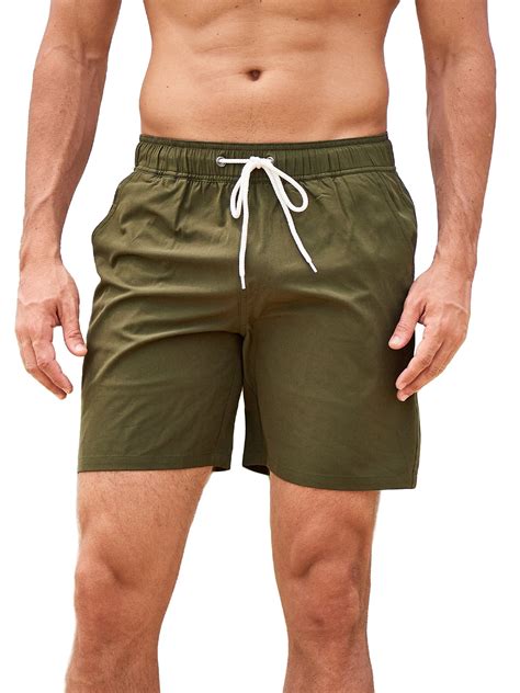 Dakimoe Mens Swim Trunks With Compression Liner Quick Dry Sports Beach