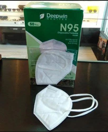 Deepwin Meditex N95 Disposable Foldable Face Mask Number Of Layers 5