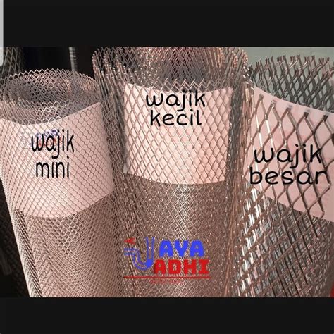 Jual Kawat Mesh Almunium Wajik Kecil Pagar Jendela Kandang Tbk