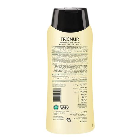 Trichup Herbal Shampoo Anti Dandruff 400 Ml Online At Best Price Shampoo Lulu Uae