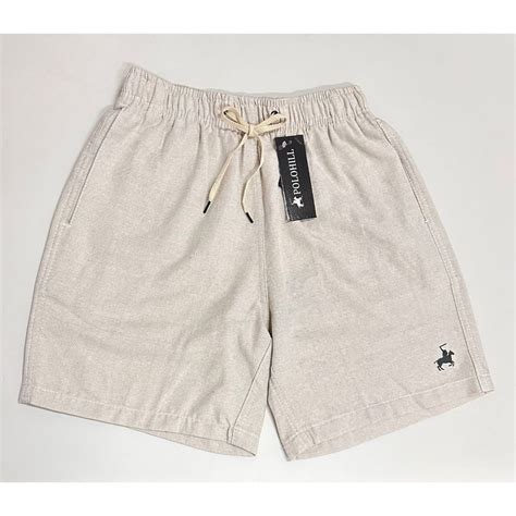 Short Mauricinho Masculino B Sico De Linho Premium Lavado Shopee Brasil