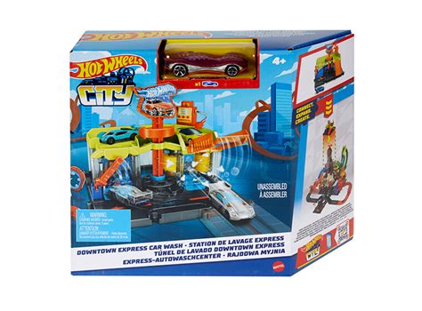 PISTA DE JUGUETE HOT WHEELS CITY AUTOLAVADO DE LA CIUDAD