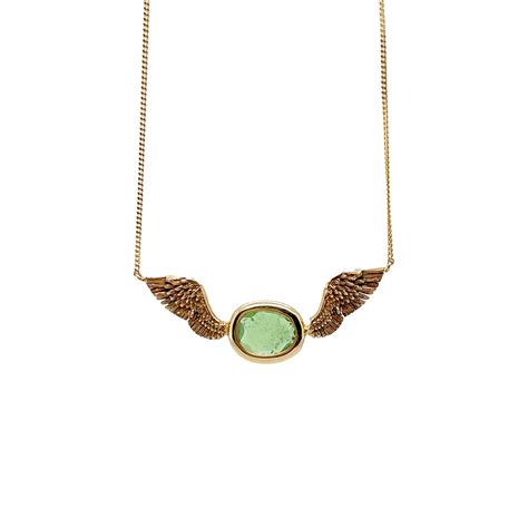 Tsavorite Wings Necklace Ioanna Liberta