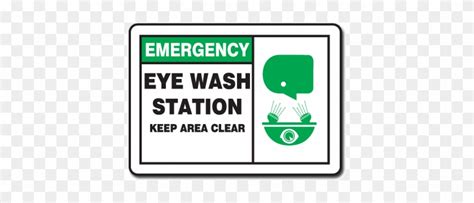 Eye Wash Station Signs Printable Pdf