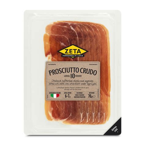 Prosciutto Crudo från Zeta Chark Grossist Distributör Leverantör