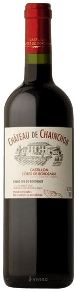 Château de Chainchon Castillon Côtes de Bordeaux Vivino US