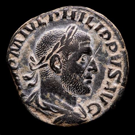 Roman Empire Philip I AD 244 249 Æ Sestertius Rome Catawiki