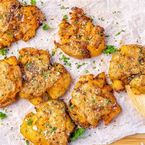 Crispy Smashed Potatoes Healthy Fitness Meals