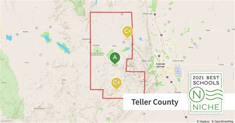 Teller County Map