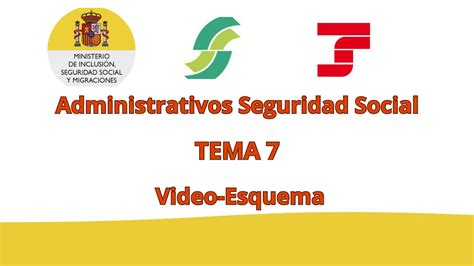 TEMA 7 Parte 1 Acción protectora de la Seguridad Social YouTube