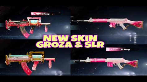 UPCOMING UPGRADABLE GUN SKIN GROZA AND SLR NEW GUN SKIN PUBG