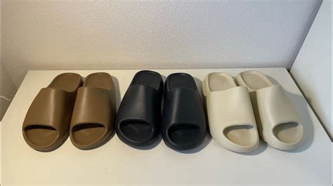 30 DHgate Yeezy Slides How Good Are They Unboxing Review YouTube