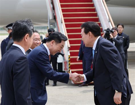 尹 대통령 내외 5박7일 일정 방미 출국12년만 국빈방문 서울경제