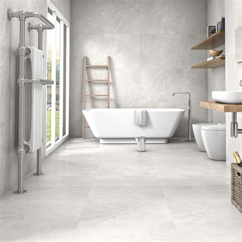 Dresano Elegant Silver Glazed Porcelain Tile Luxura Stone