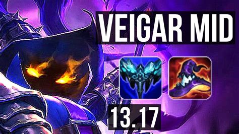 VEIGAR Vs XERATH MID 5 0 4 2000 Games 1 3M Mastery NA