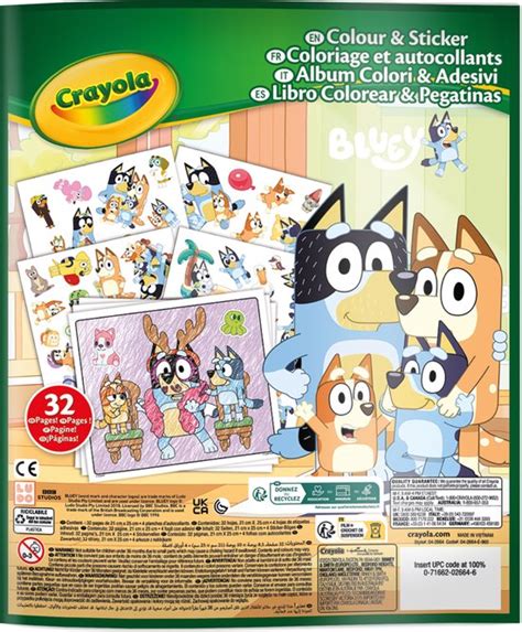 Crayola Livre De Coloriage Livre De Coloriage Bluey Avec