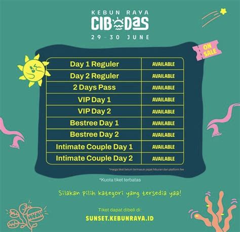 Daftar Lineup Jadwal Dan Harga Tiket Sunset Di Kebun 2024