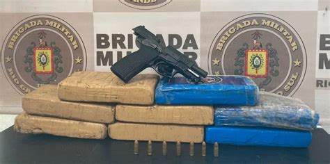 Dupla é Presa Com Oito Quilos De Cocaína E Pistola De Uso Restrito No