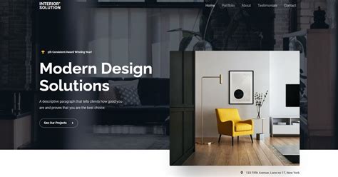 Free Interior Design Website Templates Wordpress Cabinets Matttroy