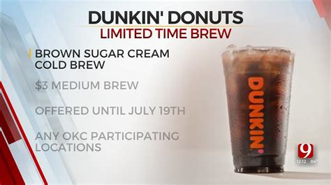 Dunkin Donuts Releasing Brown Sugar Cream Cold Brew For Limited Time