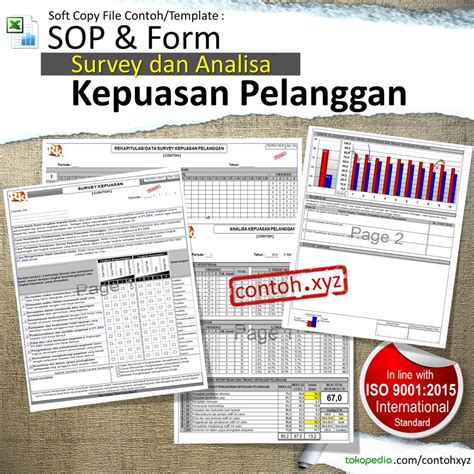 Jual Contoh Pengukuran Analisa Kepuasan Pelanggan Iso 9001 Softcopy