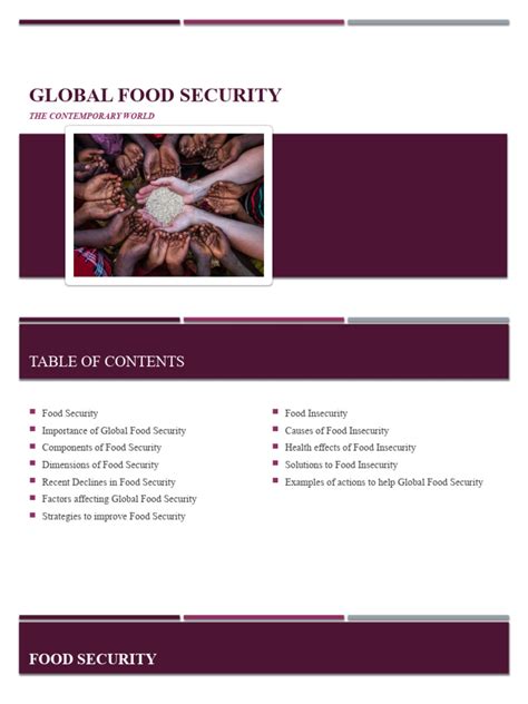 Global Food Security Pdf Food Security Agriculture