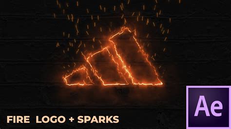 Create A FIRE LOGO In After Effects Fire Logo Animation After Effects