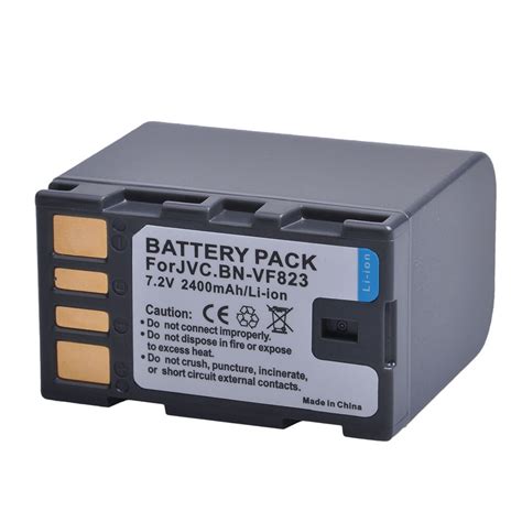 3x Battery Batterie Bnvf823 Avec Chargeur Usb Led Pour Jvc Bn Vf823 Bn