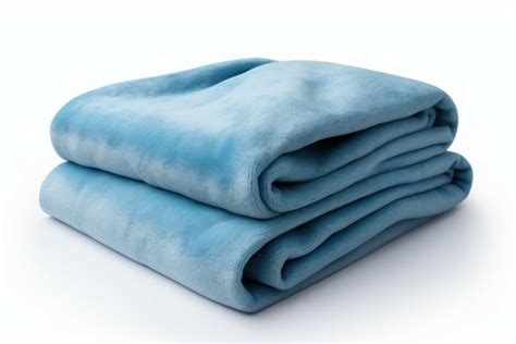 Fluffy Soft folded blanket. Generate Ai