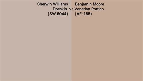 Sherwin Williams Doeskin Sw 6044 Vs Benjamin Moore Venetian Portico