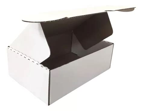 25 Mailbox 30x20x10 Cm Caja Envios Carton Corrugado Blanco Meses Sin