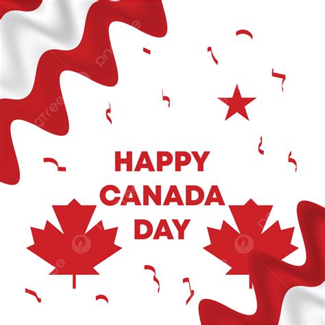 Victoria Day Canada Vector Hd Png Images Colorful Red Canada Day