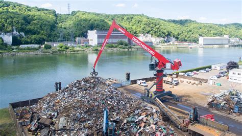 Manutention sur barge Seram grue équilibrée portuaire