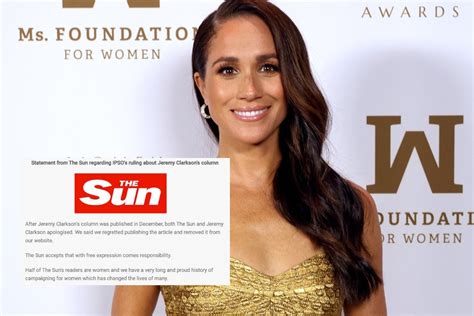 The Suns Meghan Markle Apology Over Clarkson Column