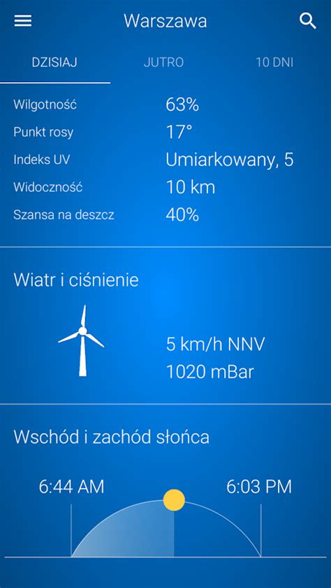 Pogoda Polska Aplikacje Na Androida W Google Play