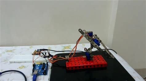 Robotic Arm Using Towerpro Sg90 Servo Motors And Arduino Uno Youtube