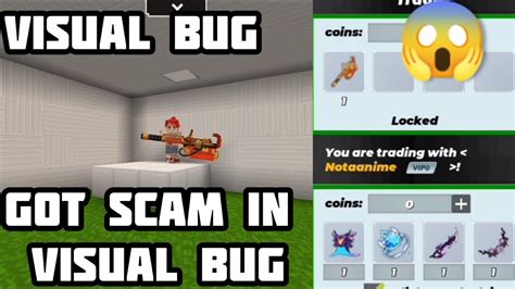 I Got Scam In Visual Bug Trading In Skyblock Blockman Go Skyblock