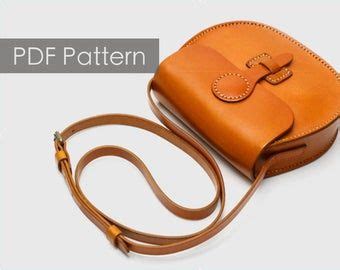 Build Along Leather Saddle Bag Pattern With Instruction How To Pattern