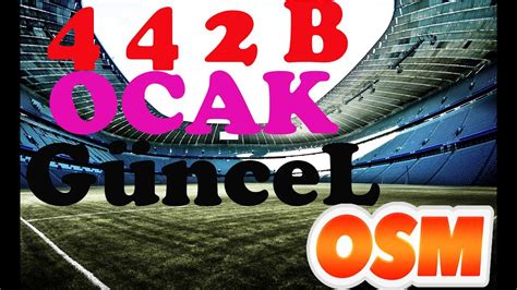 Osm Taktik 2023 442 B Taktik Ocak Güncel Taktik Online Soccer Manager