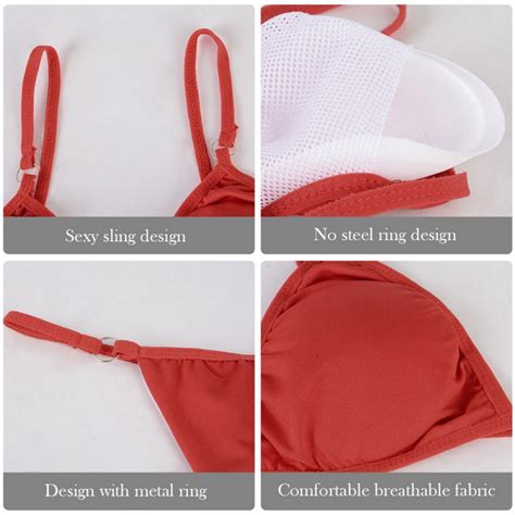 Sexy Bikinis Set Women Swimsuits Solid Push Up Bras Thongs Swimwear Female Bikini Set Biquini