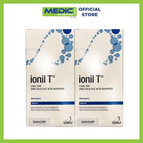 Bundle Of Ionil T Coal Tar And Salicylic Acid Shampoo Ml New