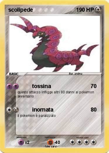 Pokémon scolipede 24 24 - tossina - My Pokemon Card