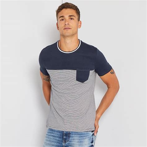 T Shirt à Rayures Homme Bleublanc Kiabi 720€