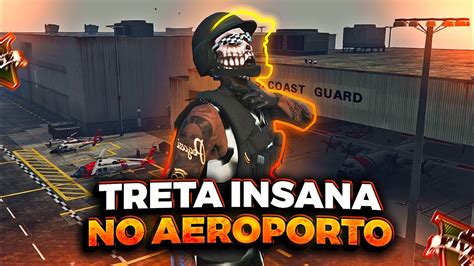 Gta Online Treta Insana Contra Tryhard No Aeroporto Youtube