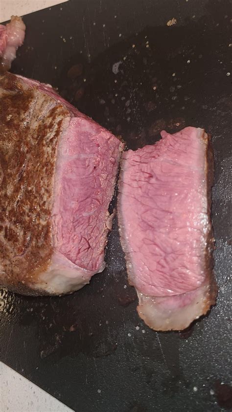 My First Reverse Sear Ribeye R Steak