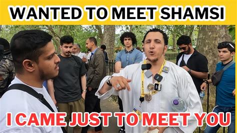 Very Impressed With Your DAWAH Shamsi Speakers Corner YouTube