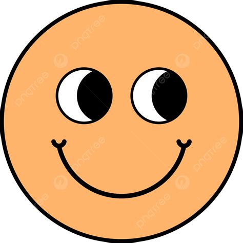 Cute Smiley Retro Sticker Sticker Smiley Retro PNG And Vector With