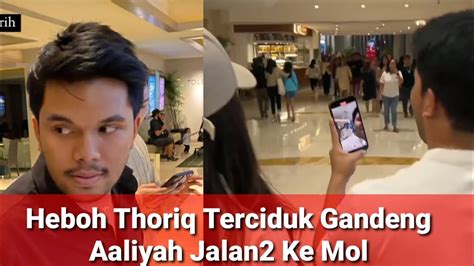 Heboh Thoriq Gandeng Aaliyah Jalan Ke Mol Setelah Bermain Sepakbola