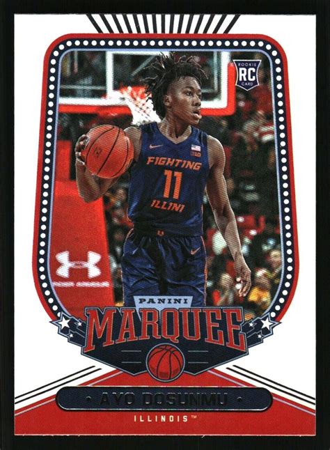 2021 22 Panini Chronicles Ayo Dosunmu Marquee RC 159 EBay