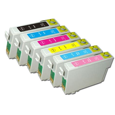 Vilaxh Cartucho De Tinta T0791 Para Impresora Epson Stylus Photo 1400